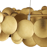 Люстра круглая из многослойных золотых дисков Metal Disc Chandelier варинант исполнения - 3 | Loft Concept в Липецке