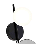 Бра с матовым плафоном в форме шара и зеркальной плоской панелью Lunar Echo  варинант исполнения - 1 | Loft Concept в Липецке