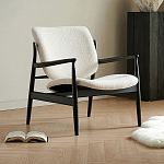 Кресло с каркасом и ножками из древесины и мягкими сиденьем и спинкой Venice варинант исполнения - 6 | Loft Concept в Липецке