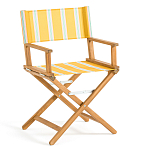 Кресло режиссерское из акации и ткани Geneva варинант исполнения - 6 | Loft Concept в Липецке