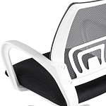 Офисное кресло с основанием из белого пластика Desk chairs Black варинант исполнения - 7 | Loft Concept в Липецке