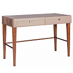 Стол письменный из массива бука с 2-мя ящиками бежевый Wenge Light варинант исполнения - 1 | Loft Concept в Липецке