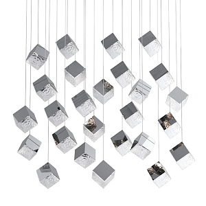 Люстра Pyrite Chrome 26 Rectangle