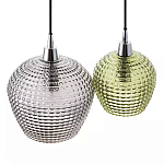 Подвесной светильник каскадный с 2-мя рельефными плафонами Cascade with Relief Lampshades варинант исполнения - 4 | Loft Concept в Липецке