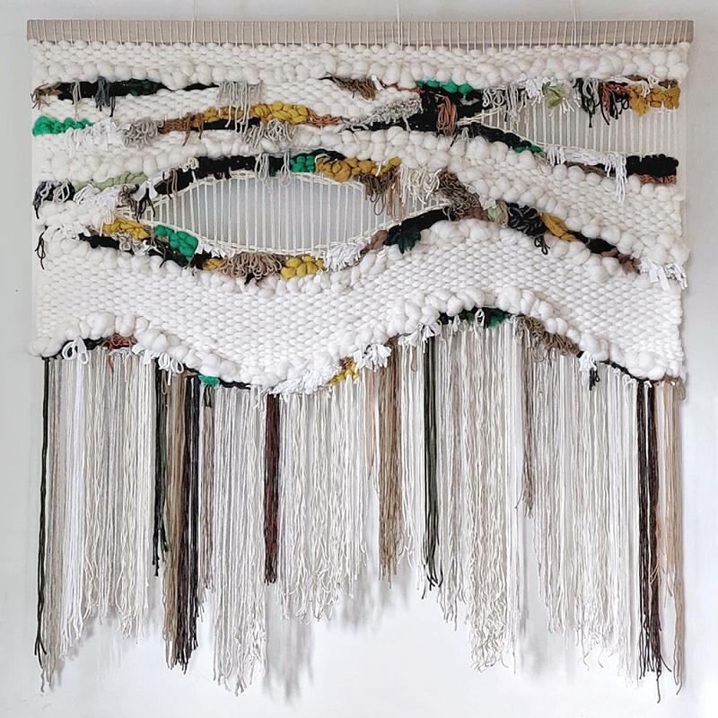 Панно Современный Гобелен Tapestry Misty Morning Белый Мульти в Липецке | Loft Concept 