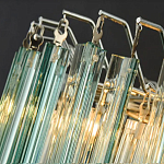 Дизайнерская люстра AQUA Blue Lagoon бирюзовое стекло несколько ярусов варинант исполнения - 4 | Loft Concept в Липецке