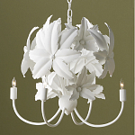 Люстра белая в виде цветков шиповника White Rosehip Flower варинант исполнения - 3 | Loft Concept в Липецке