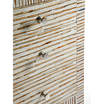 Тумбочка прикроватная Bogense Bone Inlay Bedside Beige варинант исполнения - 3 | Loft Concept в Липецке