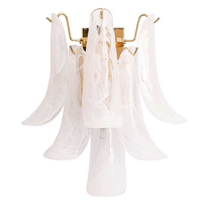 Настенный светильник Lamp Mirage Белый Золотой Настенный светильник Lamp Mirage Белый Золотой в Липецке | Loft Concept