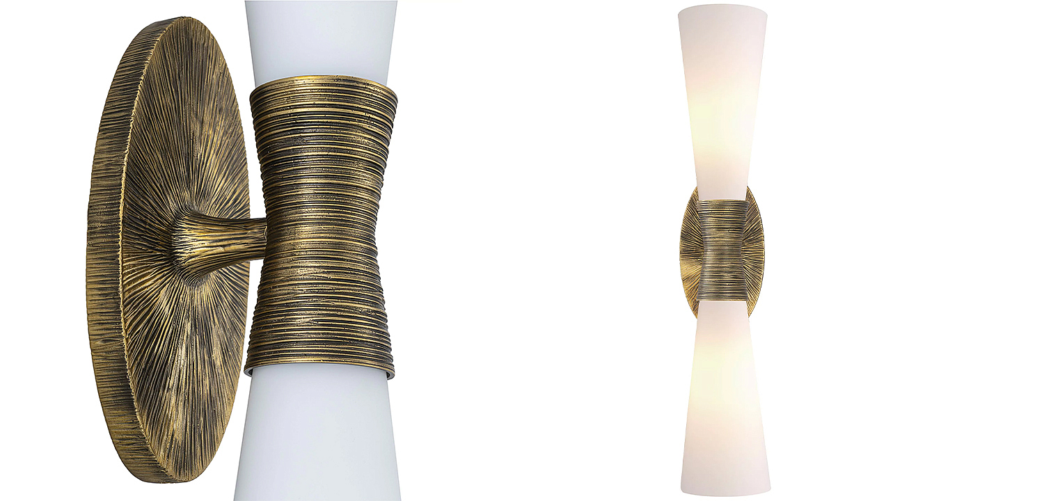 Бра Eichholtz Wall Lamp Nolita Double Бра Eichholtz Wall Lamp Nolita Double - Loft-Concept в Липецке