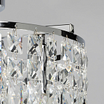 Потолочный светильник круглый с прозрачными подвесками Lunet варинант исполнения - 13 | Loft Concept в Липецке