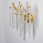 Бра золотого цвета с ветвями и хрустальными подвесками FAIRYTREE Light варинант исполнения - 3 | Loft Concept в Липецке