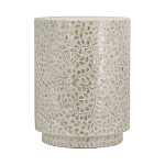 Приставной столик с рисунком из раковин устриц Bone Inlay варинант исполнения - 2 | Loft Concept в Липецке