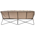 Трехместный диван на металлическом каркасе с цветочным принтом в стиле шинуазри Chinoiserie Birds on a Tree Sofa варинант исполнения - 2 | Loft Concept в Липецке