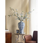 Ваза фарфоровая высокая с синими цветочными мотивами Independence варинант исполнения - 5 | Loft Concept в Липецке