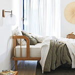 Кровать из массива дуба с пружинным блоком Mateta варинант исполнения - 8 | Loft Concept в Липецке