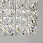 Потолочный светильник круглый с прозрачными подвесками Lunet варинант исполнения - 14 | Loft Concept в Липецке