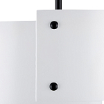 Потолочный светильник круглый светодиодный Semicircular White Panels белый варинант исполнения - 1 | Loft Concept в Липецке