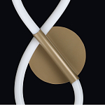 Бра с белым плафоном в форме восьмерки и круглым основанием Luke Lampco Tracer Lamp варинант исполнения - 5 | Loft Concept в Липецке