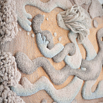 Тканый вручную монументальный настенный гобелен Soft Inception варинант исполнения - 2 | Loft Concept в Липецке