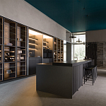 Кухонный гарнитур из массива дуба и камня Ratio Dada Engenereed варинант исполнения - 1 | Loft Concept в Липецке