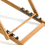 Шезлонг из акации и ткани Venezuela варинант исполнения - 9 | Loft Concept в Липецке