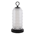 Настольная лампа с прозрачным факутрным стеклянным плафоном Sonora варинант исполнения - 2 | Loft Concept в Липецке