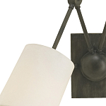 Бра с двумя тканевыми абажурами в форме цилиндра Prerequisites варинант исполнения - 1 | Loft Concept в Липецке