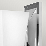 Бра с белым матовым плафоном на прямоугольном основании цвета хром Hinkley варинант исполнения - 2 | Loft Concept в Липецке