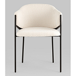 Стул Brace букле белый варинант исполнения - 4 | Loft Concept в Липецке