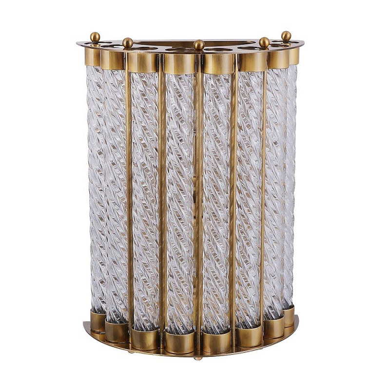 Бра Glass Spirals Sconces Бронза Прозрачное Стекло Бра Glass Spirals Sconces Бронза Прозрачное Стекло в Липецке | Loft Concept
