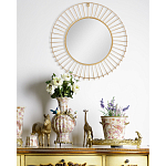 Зеркало круглое настенное в металлической оправе Modern Mirror Space варинант исполнения - 4 | Loft Concept в Липецке