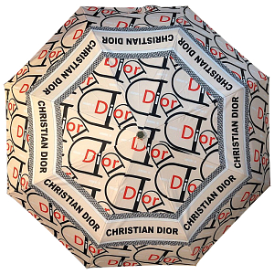 Зонт раскладной CHRISTIAN DIOR дизайн 008 Бежевый цвет