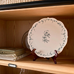 Книжный шкаф из массива сосны с металлической лестницей Burton Wood Cabinet варинант исполнения - 9 | Loft Concept в Липецке