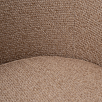 Кресло вращающееся черно-золотая рогожка Julia Armchair Golden Belt варинант исполнения - 4 | Loft Concept в Липецке