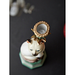 Подсвечник в виде кошки из фарфора с бронзовыми элементами Paradise Cat варинант исполнения - 6 | Loft Concept в Липецке