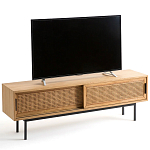 ТВ-тумба с плетеным декором Tate Wicker TV Stand варинант исполнения - 6 | Loft Concept в Липецке
