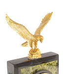 Настольный письменный набор из змеевика  и бронзы с декором в виде орла в подарочной упаковке Successful Leader варинант исполнения - 3 | Loft Concept в Липецке