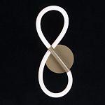 Бра с белым плафоном в форме восьмерки и круглым основанием Luke Lampco Tracer Lamp варинант исполнения - 2 | Loft Concept в Липецке