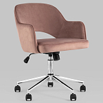 Кресло для компьютерного стола Veloury Pink варинант исполнения - 2 | Loft Concept в Липецке