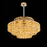 Люстра хрустальная в неоклассическом стиле на золотистом каркасе Majesty варинант исполнения - 5 | Loft Concept в Липецке