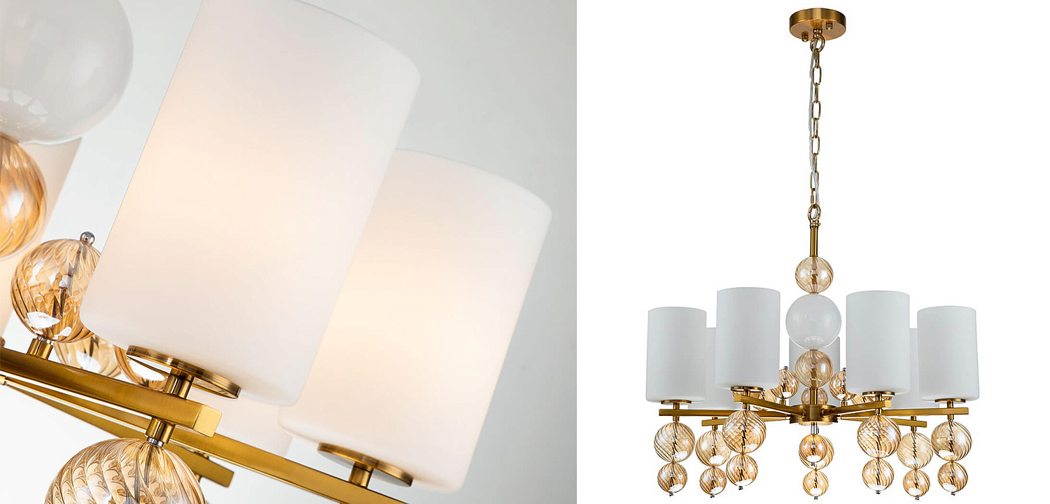 Люстра Blown Glass Balloons Chandelier 7 Люстра Blown Glass Balloons Chandelier 7 - Loft-Concept в Липецке