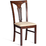 Стул деревянный с узором ручной работы Espresso варинант исполнения - 1 | Loft Concept в Липецке