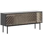 ТВ-тумба с зеркальным декором Serena TV-Stand варинант исполнения - 1 | Loft Concept в Липецке