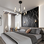 Настольная лампа с прозрачными плафонами из стекла Umbrella варинант исполнения - 5 | Loft Concept в Липецке