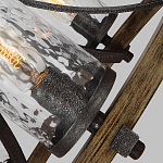 Люстра с цилиндрическим плафонами из толстого волнистого стекла в индустриальном стиле Feiss варинант исполнения - 16 | Loft Concept в Липецке