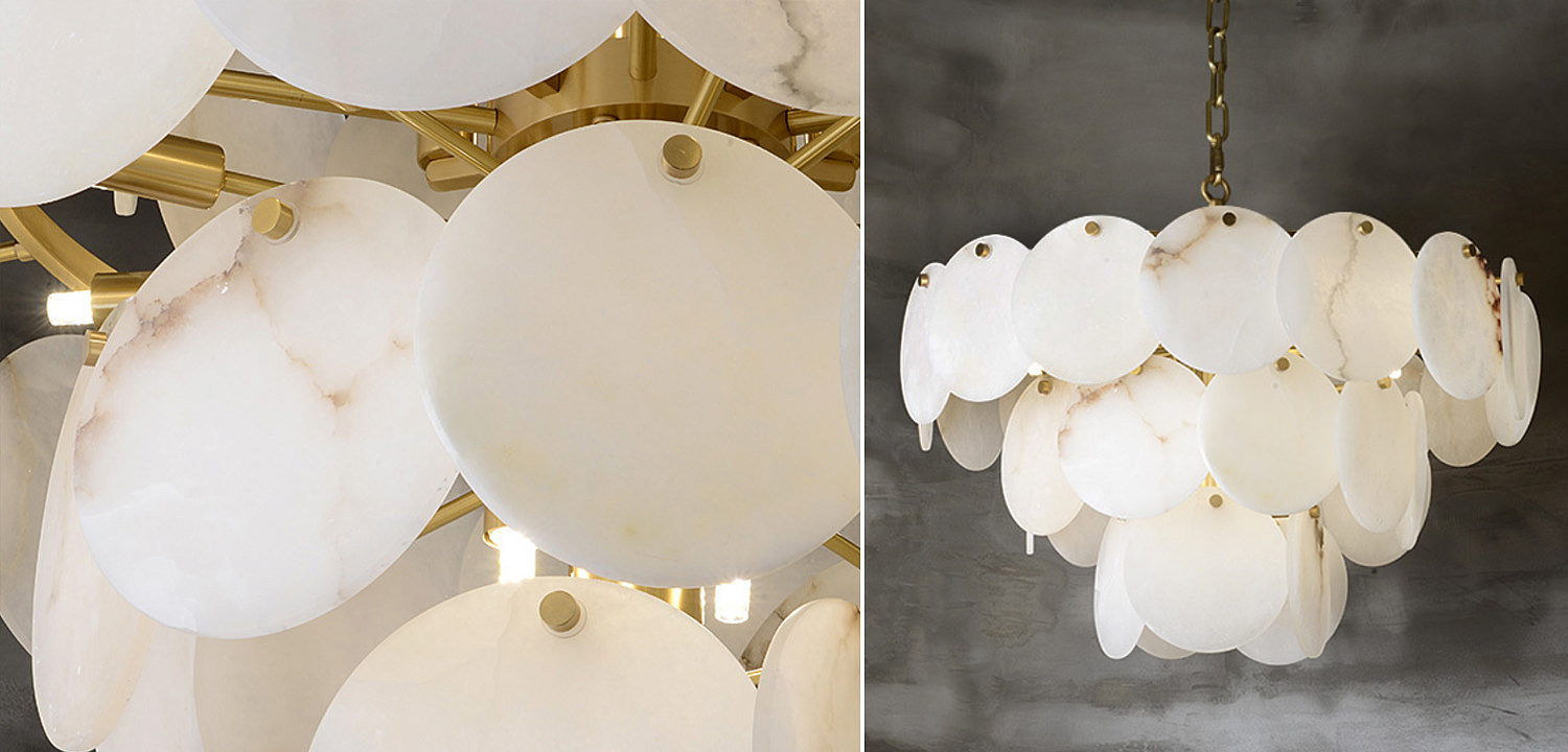 Люстра Letizia Marble Three Tiered Chandelier Люстра Letizia Marble Three Tiered Chandelier - Loft-Concept в Липецке