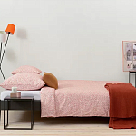 Постельное белье розового цвета с рисунком 150х200 см Blossom Essence варинант исполнения - 3 | Loft Concept в Липецке