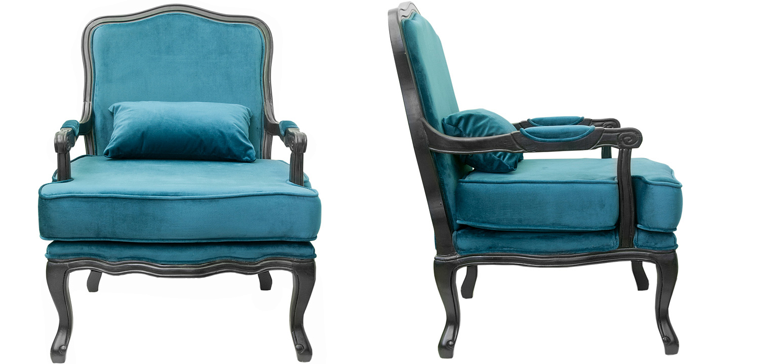 Кресло Harold Chair blue Кресло Harold Chair blue - Loft-Concept в Липецке