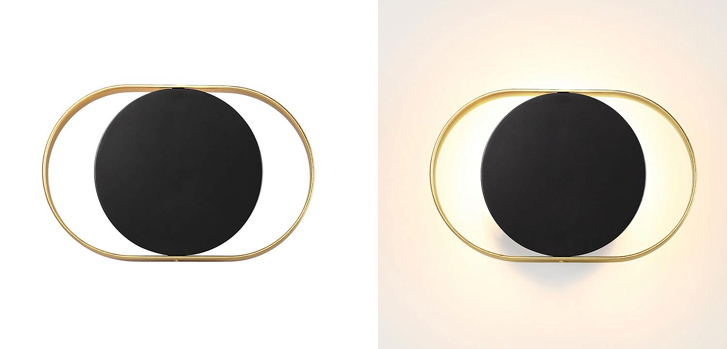 Бра Globo Ocular Sconce Oval Black Бра Globo Ocular Sconce Oval Black - Loft-Concept в Липецке